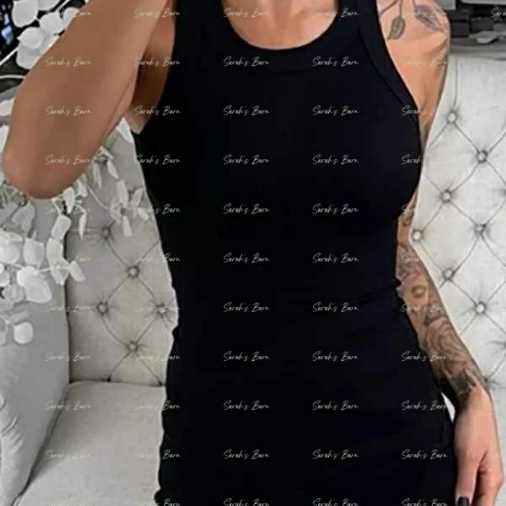 New without tags black ribbed tank